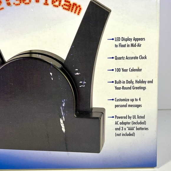 TDE Systems Programmable Message Clock LED Display Floating Message NEW Open Box - Picture 8 of 15